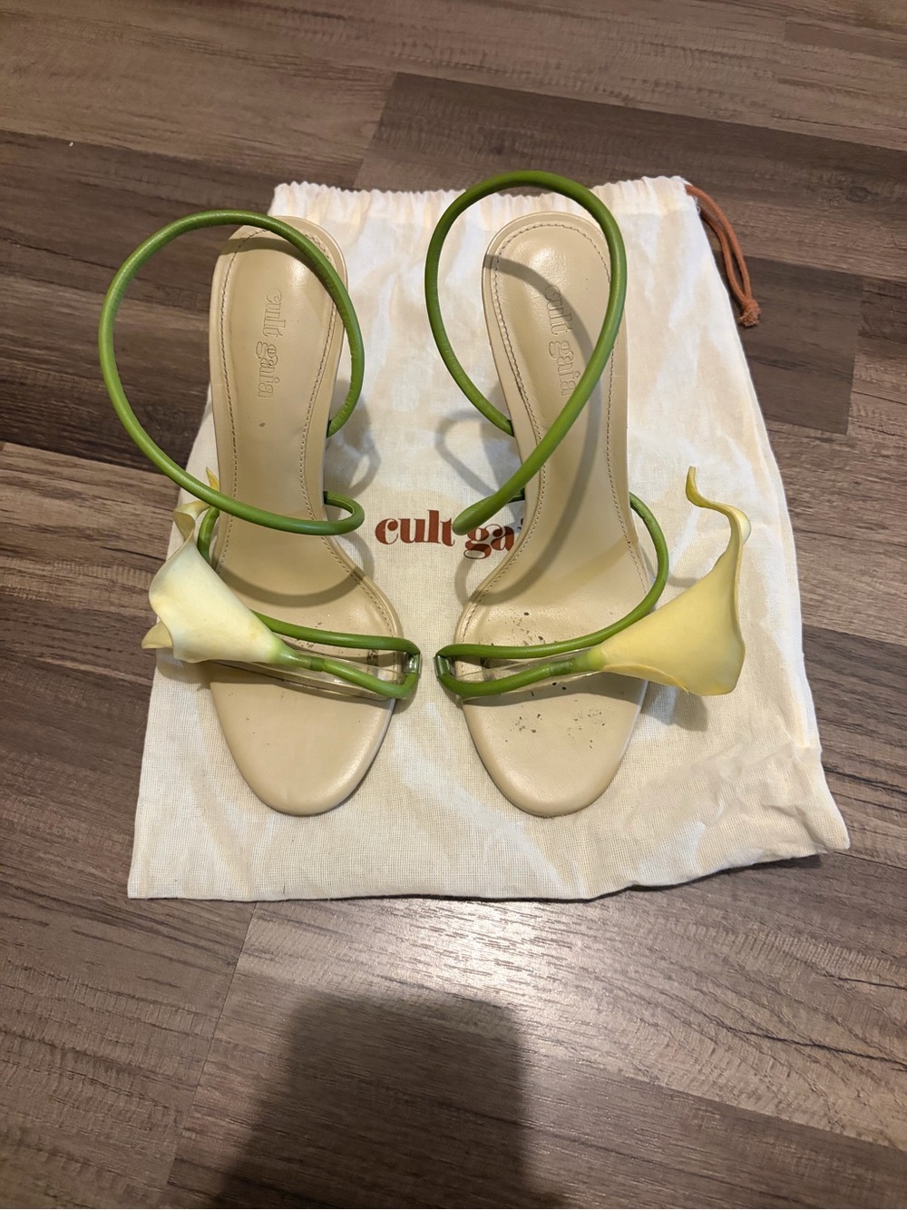 Cult Gaia  Cassidy Sandal Leather Heels - Picture 3 of 10